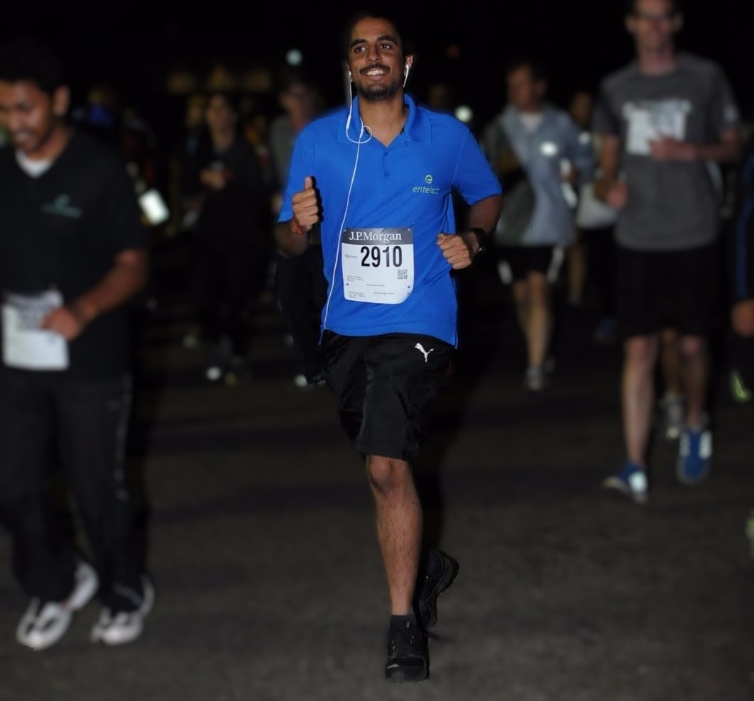 Me, running